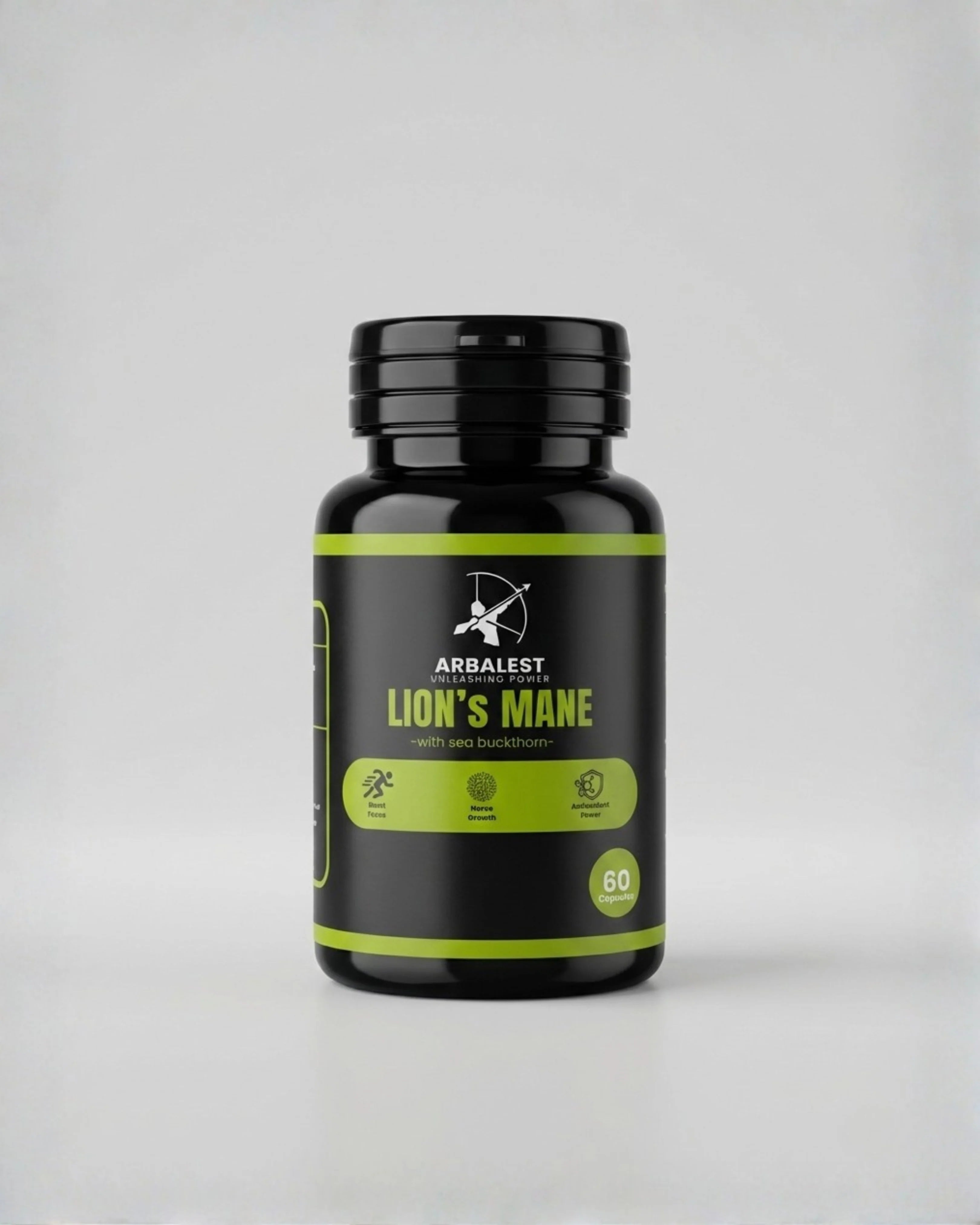 Lion’s Mane Mushroom with Sea Buckthorn | 60 Capsules