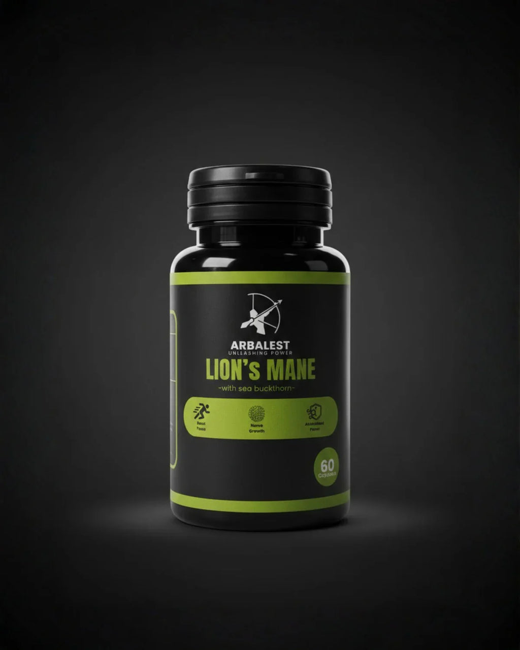 Lion’s Mane Mushroom with Sea Buckthorn | 60 Capsules