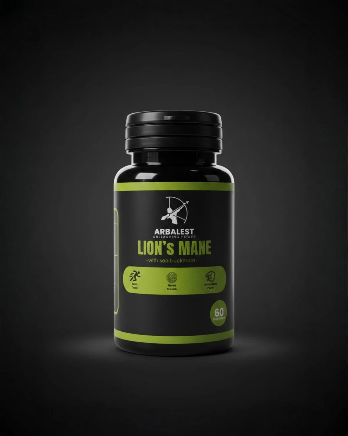 Lion’s Mane Mushroom with Sea Buckthorn | 60 Capsules