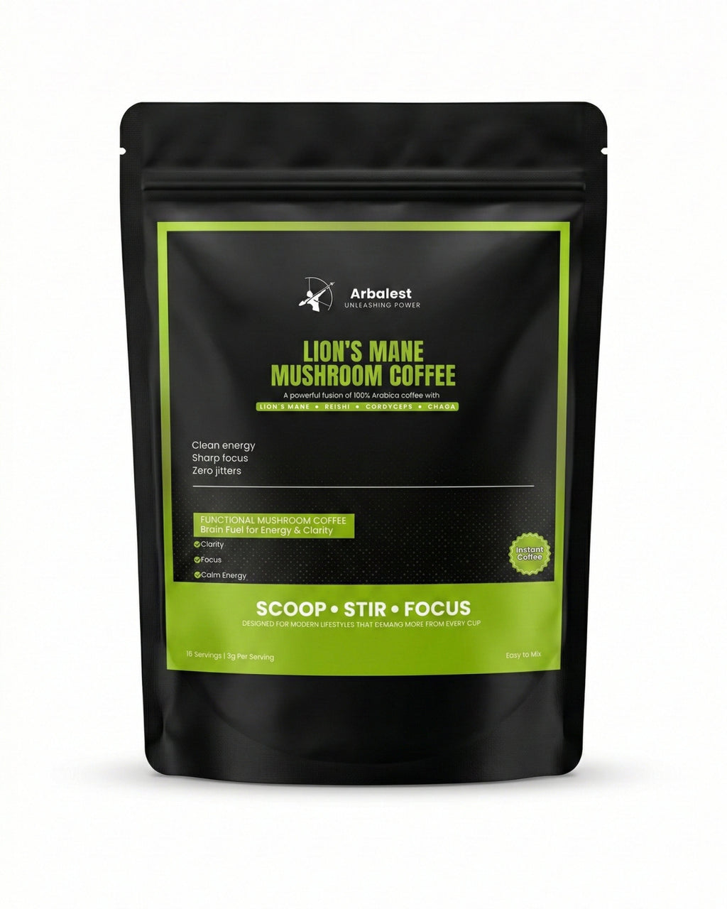 Lion’s Mane Mushroom Instant Coffee