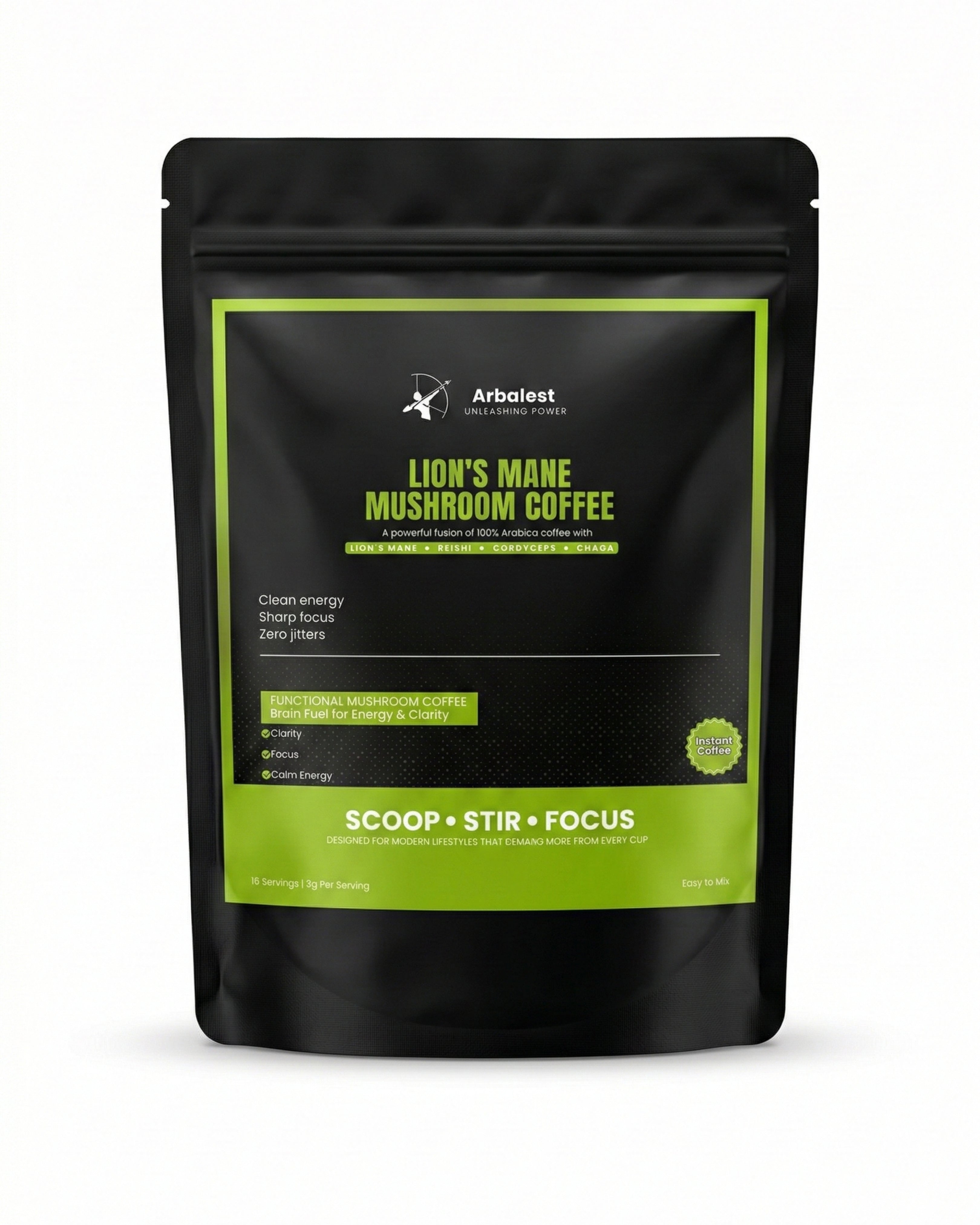 Lion’s Mane Mushroom Instant Coffee